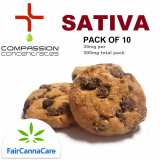 Chips A’High Cookies (Sativa) Pack Of 10 30mg