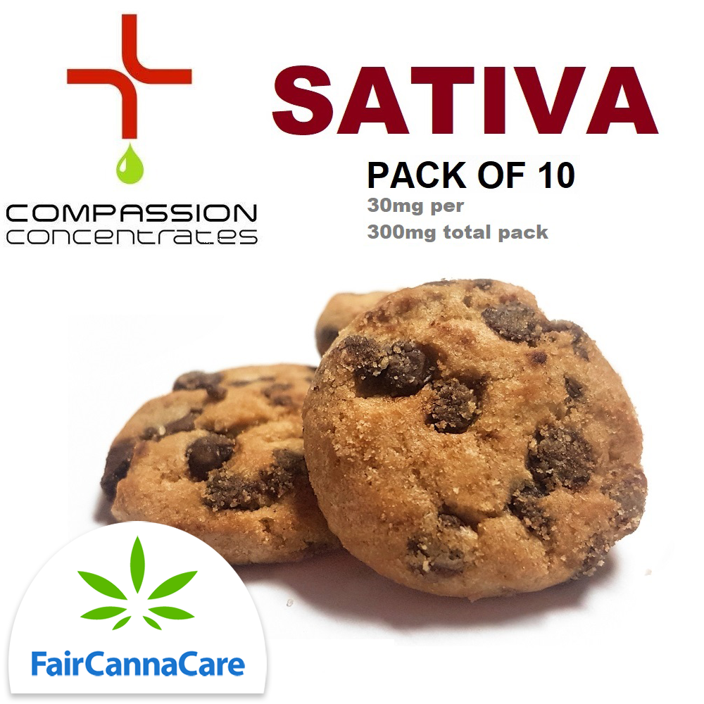 Chips A’High Cookies (Sativa) Pack Of 10 30mg