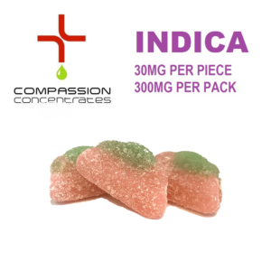 Buzzy Watermelons (Indica) | Pack of 10 | 30mg each