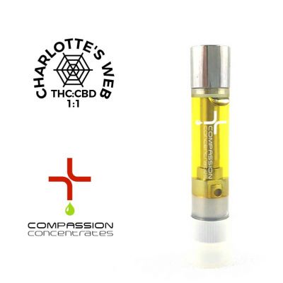 CBD Charlotte’s Web (1:1) 1 ml Vape Cartridge