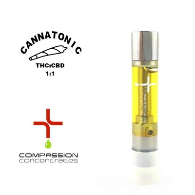 CBD Cannatonic (1:1) 1 ml Vape Cartridge