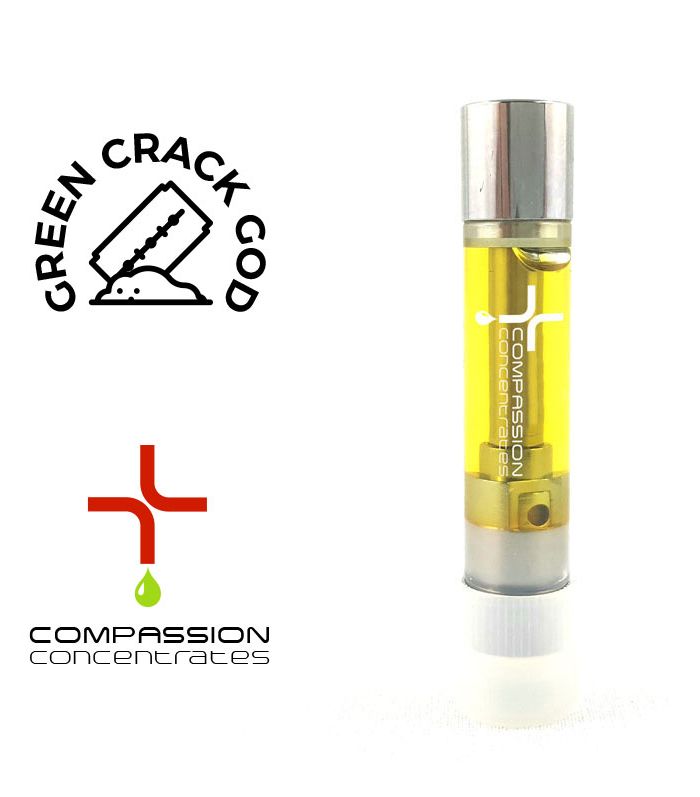 Green Crack God 1 ml Vape Cartridge