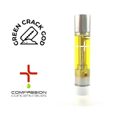 Green Crack God 1 ml Vape Cartridge