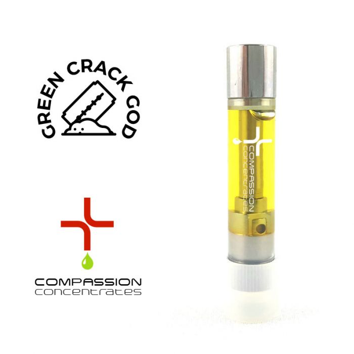 Green Crack God 1 ml Vape Cartridge