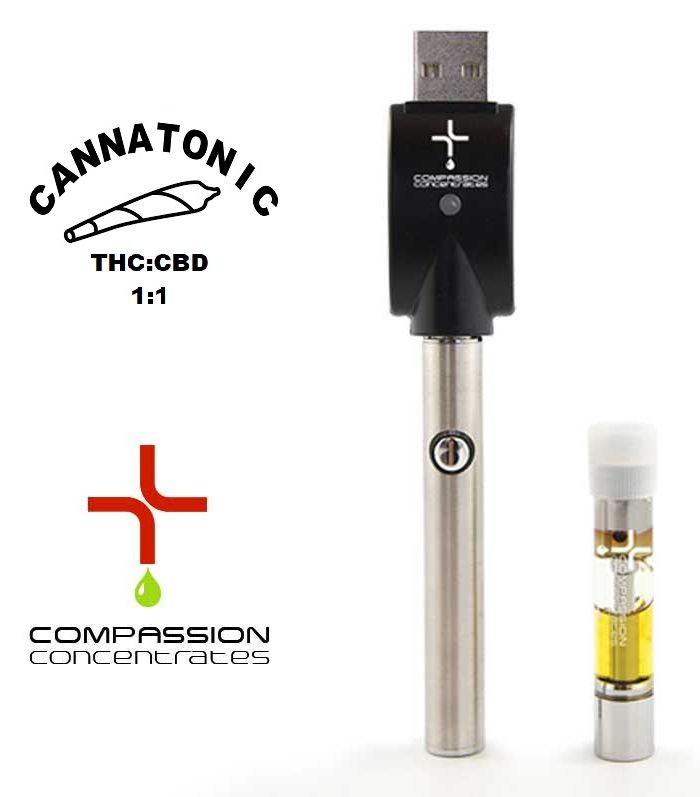 CBD Cannatonic (1:1) Compassion Concentrates Pen Kit