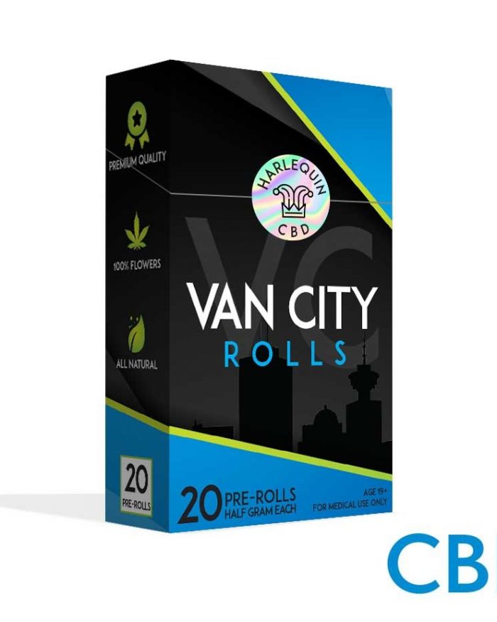 Van City Rolls | Harlequin | CBD | Sativa Dominant Hybrid