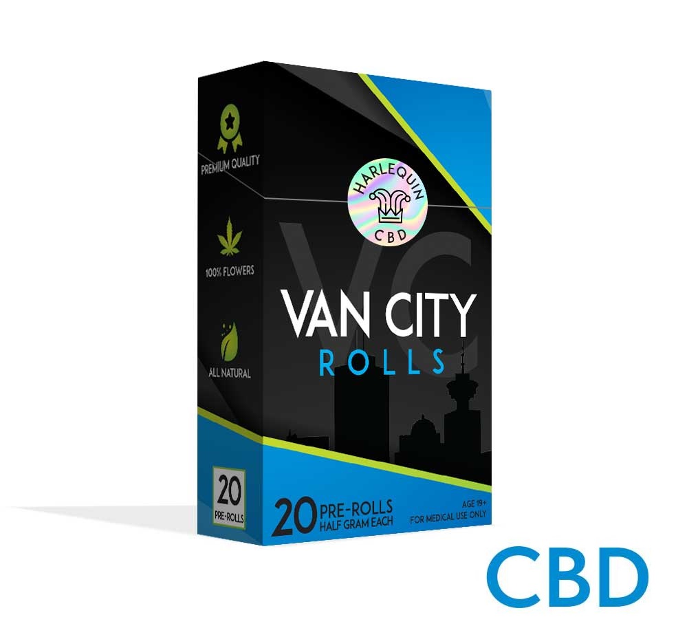 Van City Rolls | Harlequin | CBD | Sativa Dominant Hybrid