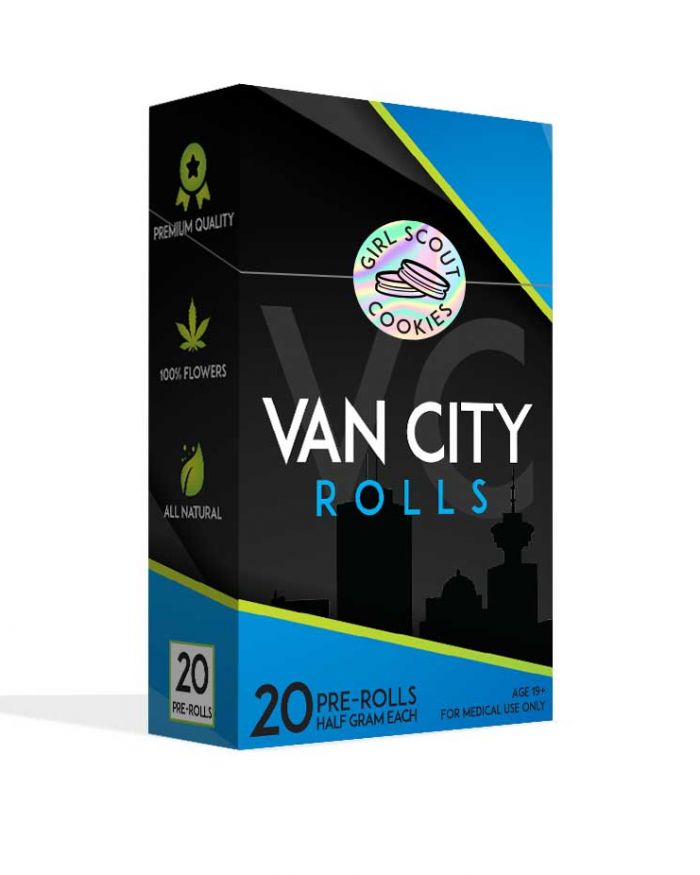 Van City Rolls | Girl Scout Cookies | Indica Dominant Hybrid