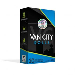 Wholesale Carton (Contains 10 packs) | Van City Rolls | Pineapple Express | Sativa Dominant Hybrid