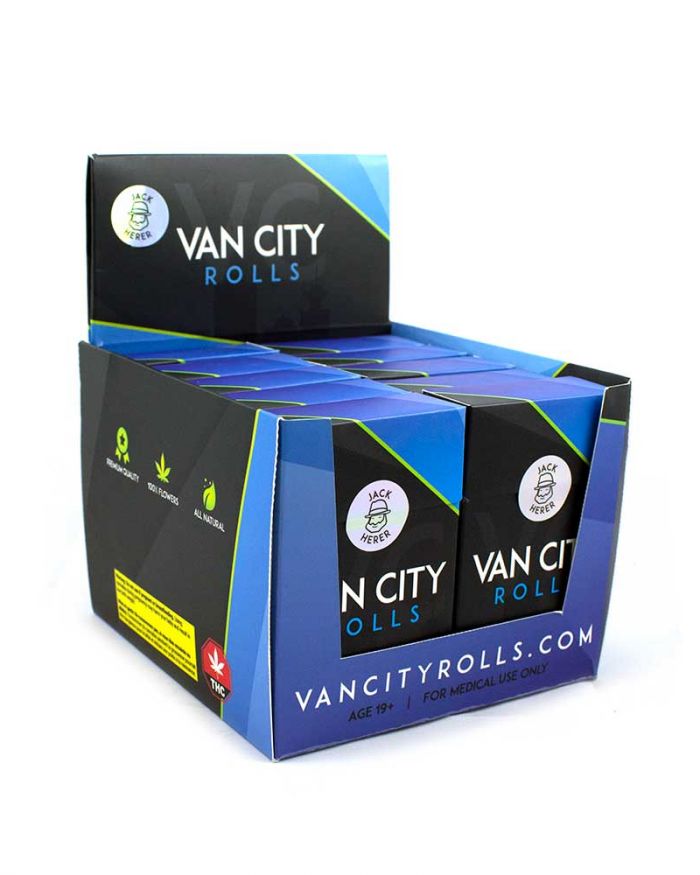 Wholesale Carton (Contains 10 packs) | Van City Rolls | Jack Herer | Sativa