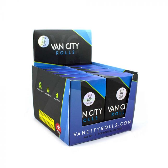 Wholesale Carton (Contains 10 packs) | Van City Rolls | Jack Herer | Sativa