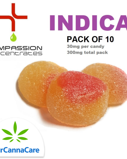 Buzzy Peaches (Indica) | Pack of 10 | 30mg each