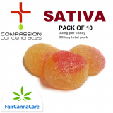 Buzzy Peaches Sativa Candy Edibles