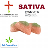 Buzzy Watermelon Sativa Candy Edibles