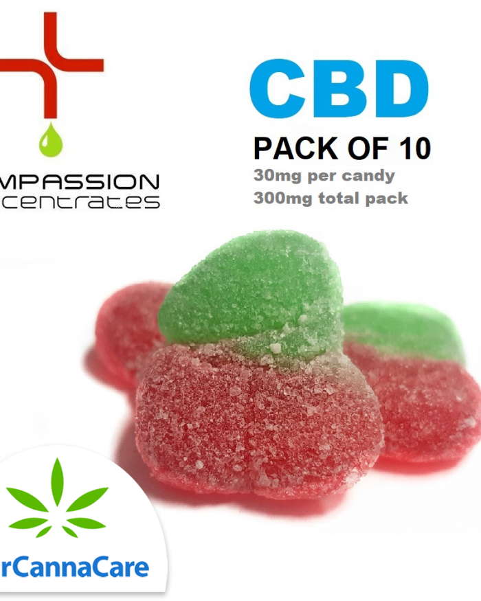 Cherry Blasters (CBD) | Pack of 10 | 30mg each