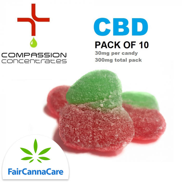 Cherry Blasters (CBD) | Pack of 10 | 30mg each