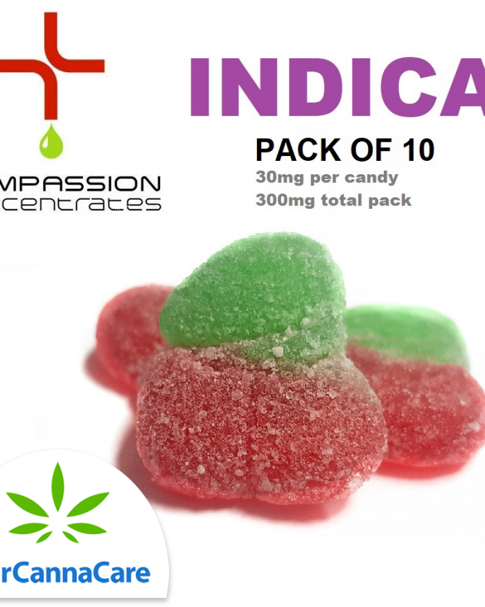 Cherry Blasters (Indica) | Pack of 10 | 30mg each