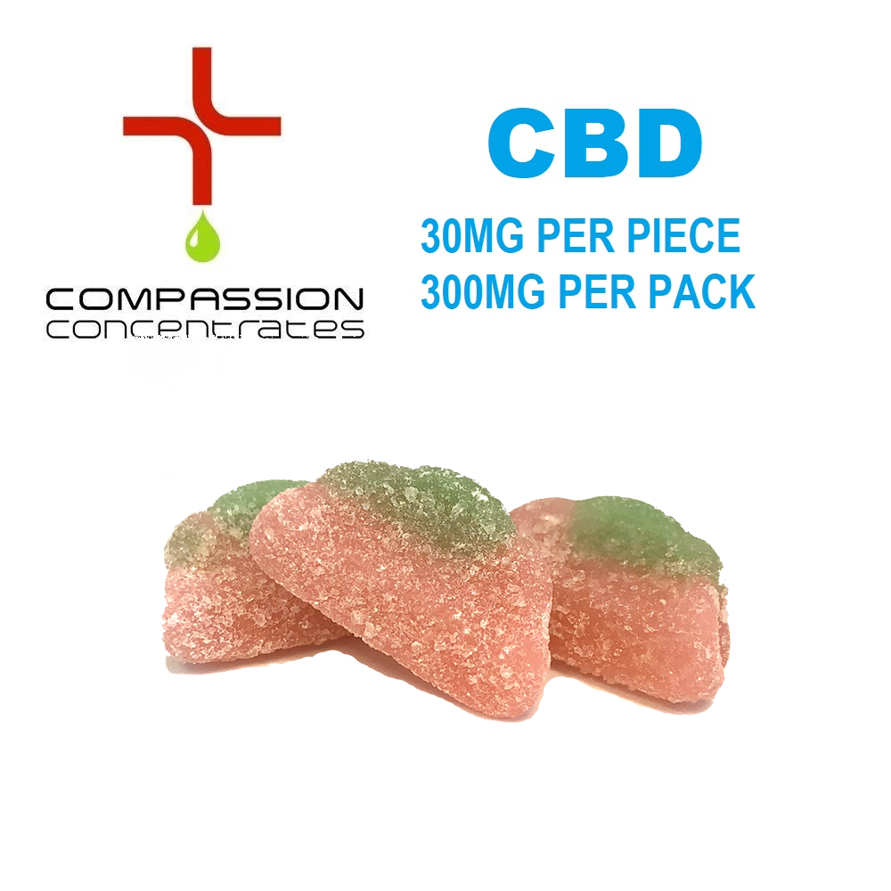 Buzzy Watermelons (CBD) | Pack of 10 | 30mg each