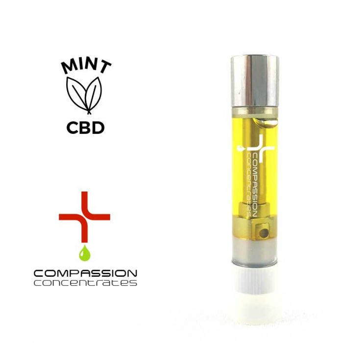 CBD Mint 1 ml Vape Cartridge