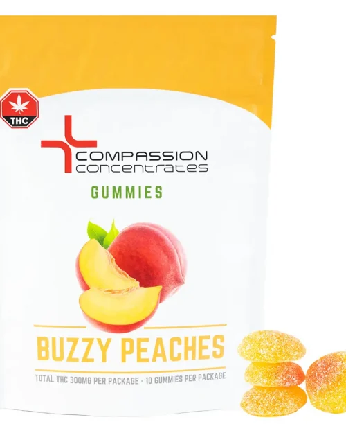 Buzzy Peaches (300mg) Candy Edibles