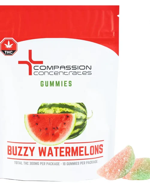Buzzy Watermelons (300mg) Candy Edibles