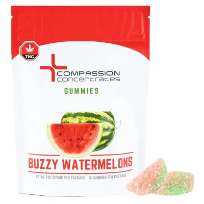 Buzzy Watermelons (300mg) Candy Edibles