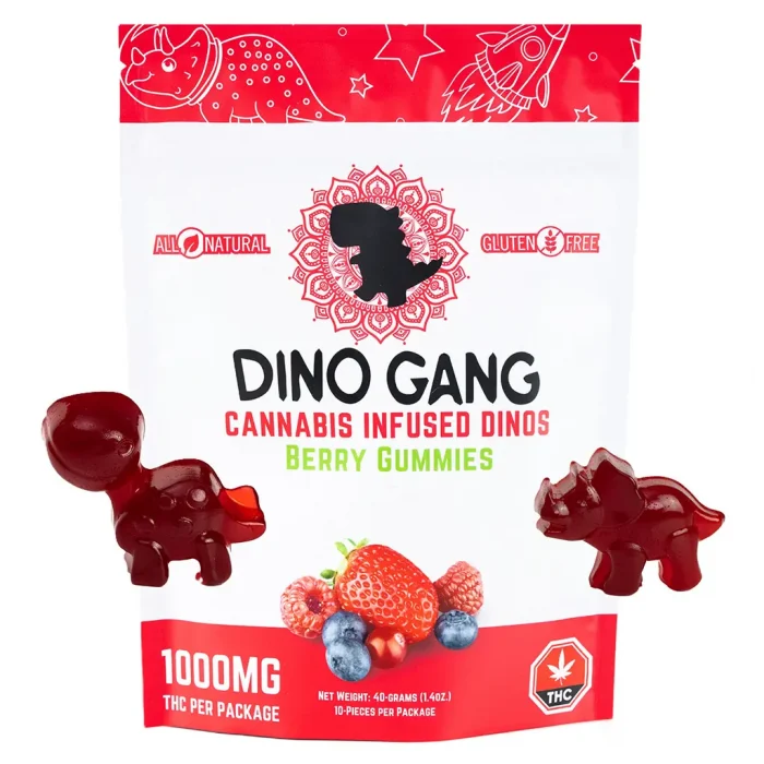 Dino Gang – 50mg Berry Dinos (1000mg)